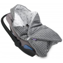 Odejica za avtosedež Jukki Minky Gray stars